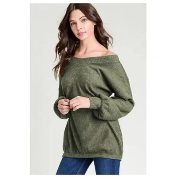 BOHEMIAN Soft Brushed V Neck Top S-L - Picture 2 of 6